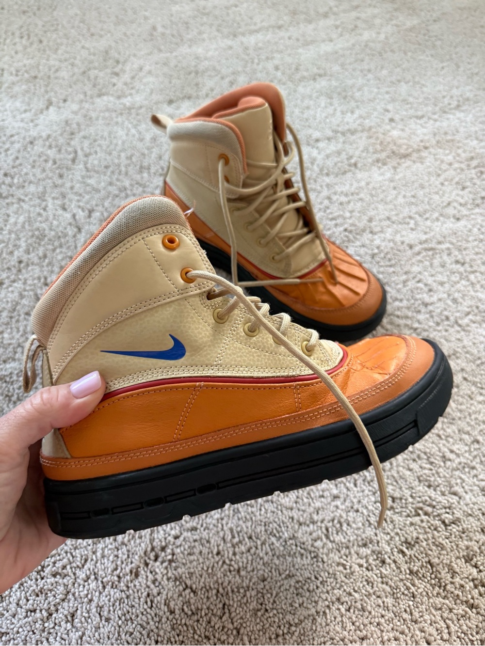 Nike Woodside 2 High ACG 'Sesame Hot Curry' 524872-201 5Y - Picture 5 of 6